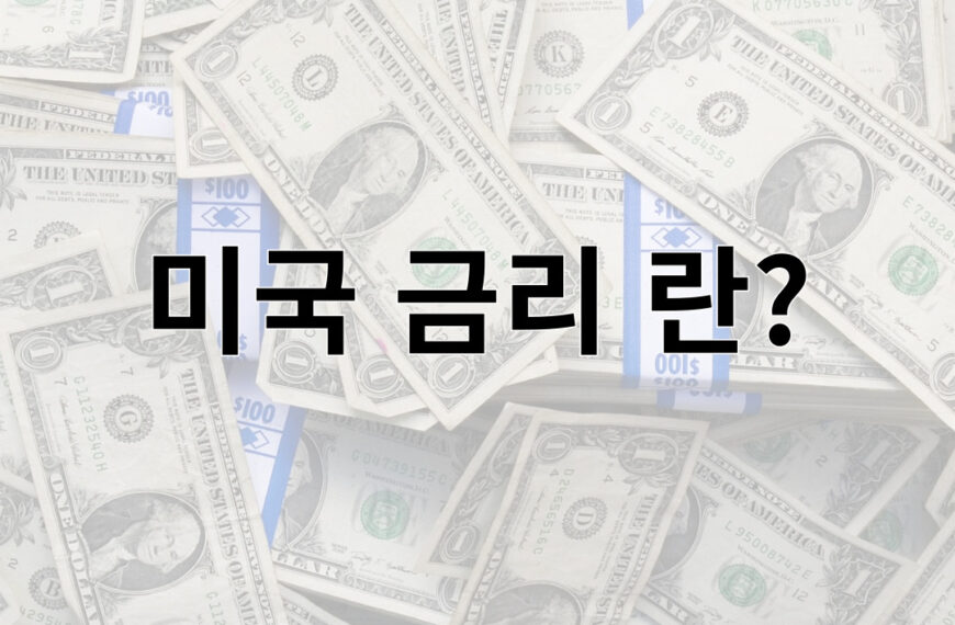 미국 금리 란?