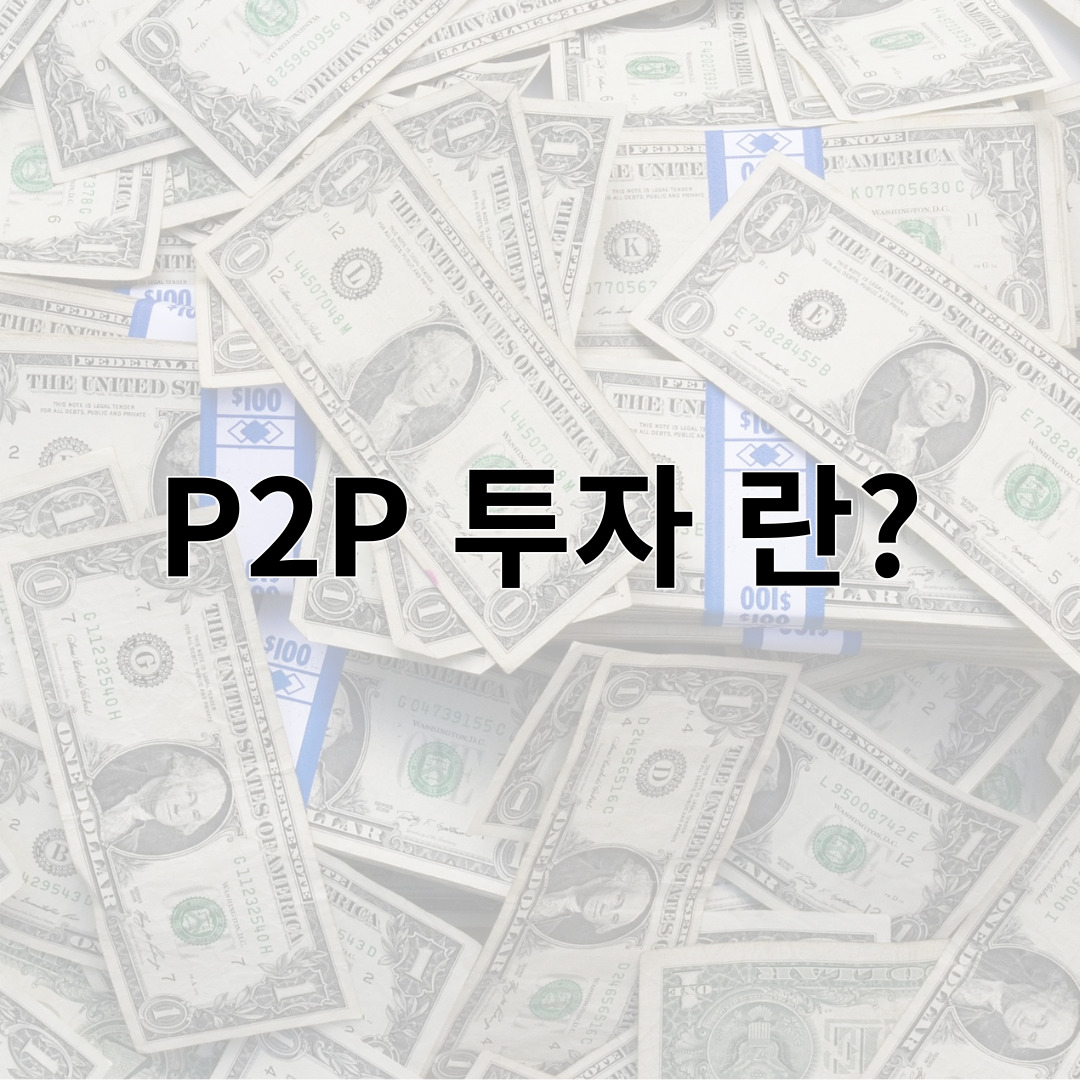 P2P 투자